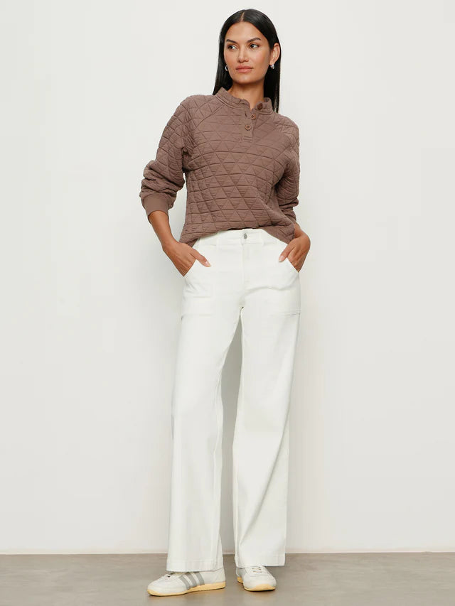 WIDE LEG JEAN - CHALK