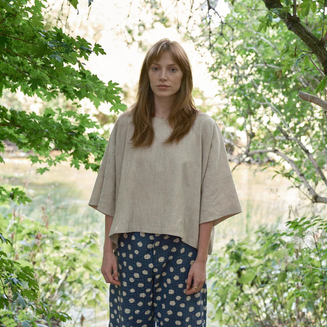 LINEN EDIE TOP