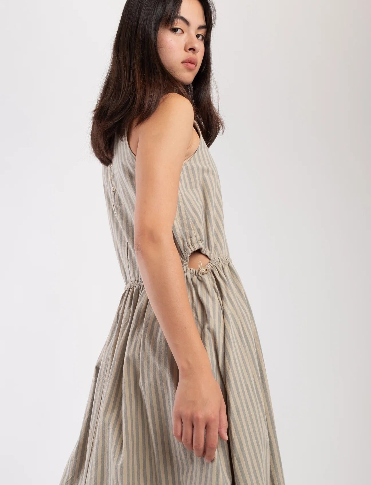 STRIPE CINCH DRESS
