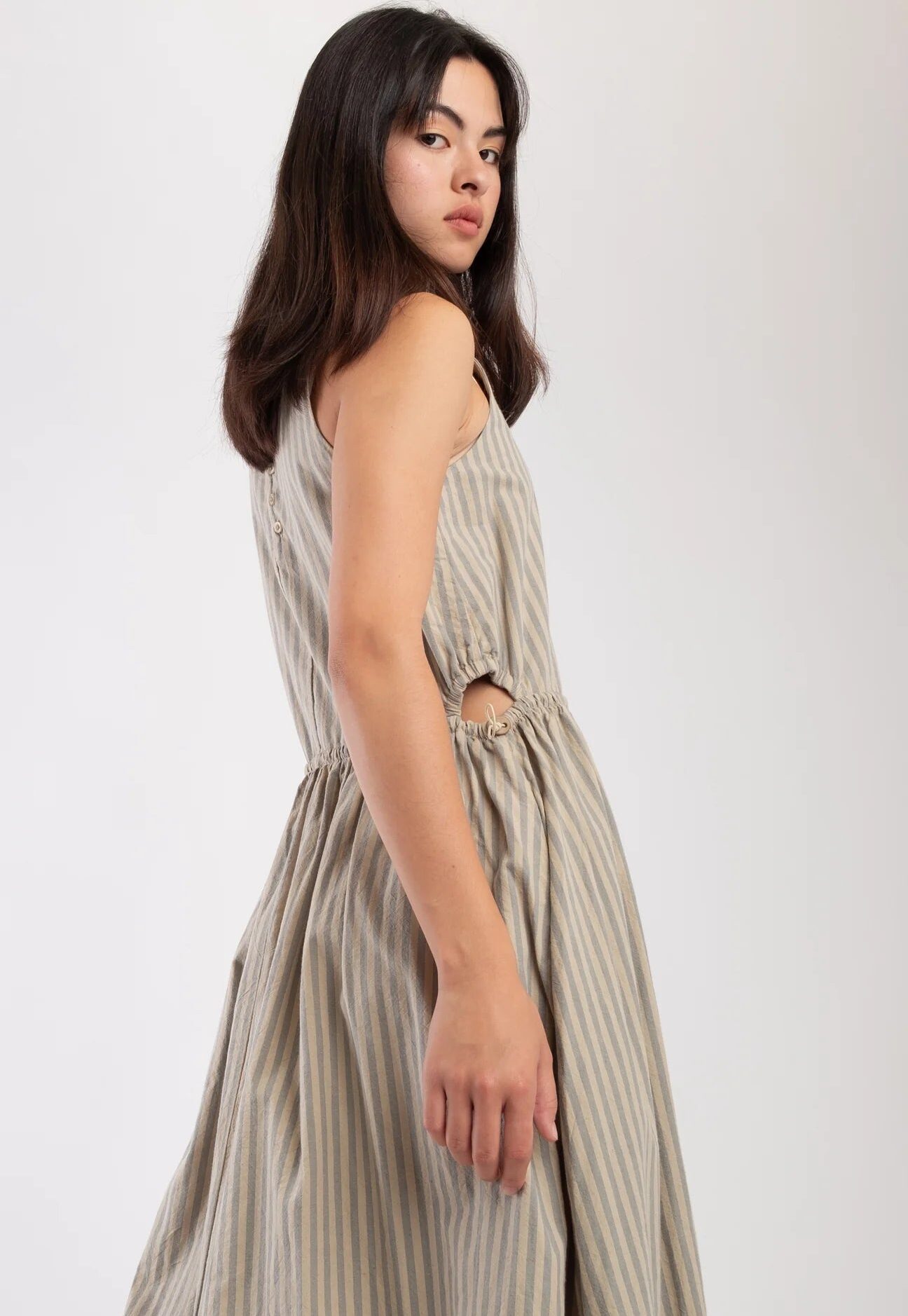 STRIPE CINCH DRESS