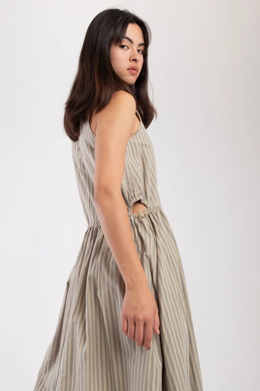 STRIPE CINCH DRESS